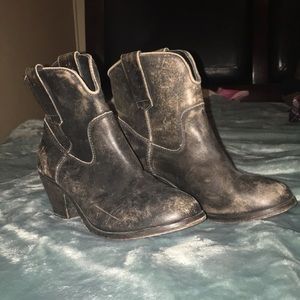 Cowgirl ankle boots